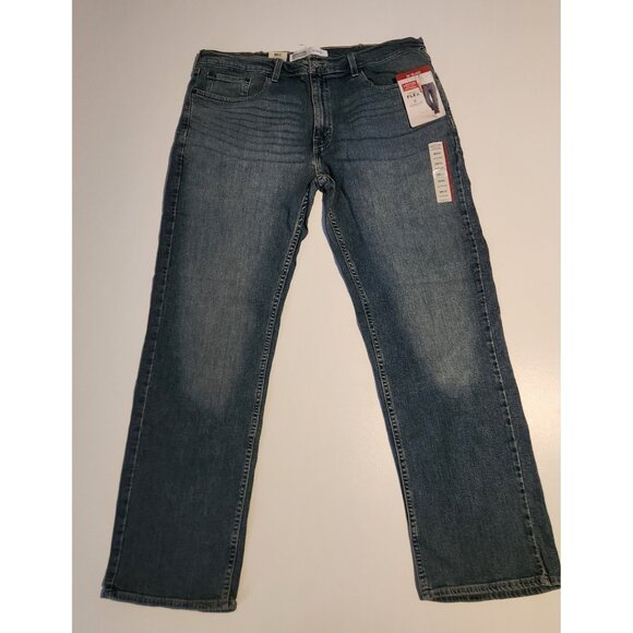 Signature Levi Strauss S61 Relaxed Fit Jeans Stretch Blue Mens 38x32 NEW NWT - Picture 3 of 16